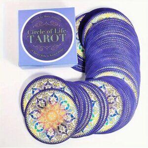Circle of Life Tarot Round 78 Card Deck NWT